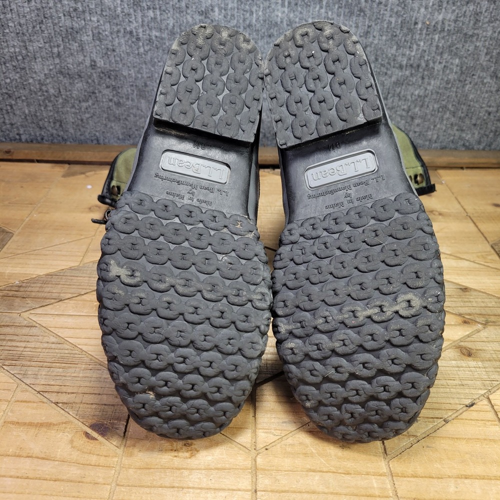 LL Bean Duck Boots Womens Size 6 Shoes Tri Color Canvas Signature Hunting Winter - Picture 8 of 14